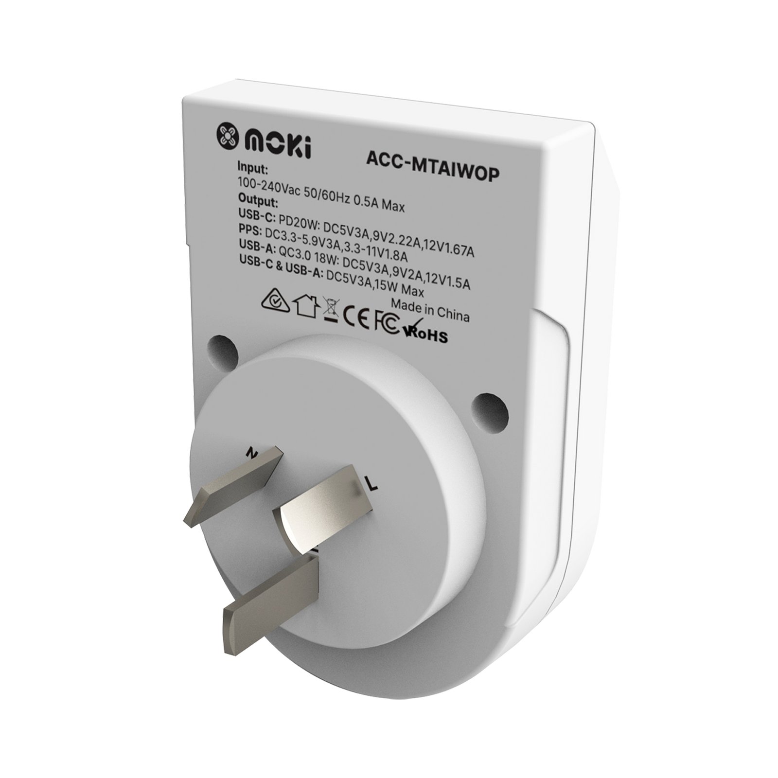 World (excl. Europe) to AU/NZ Inbound - Travel Adaptor PLUS