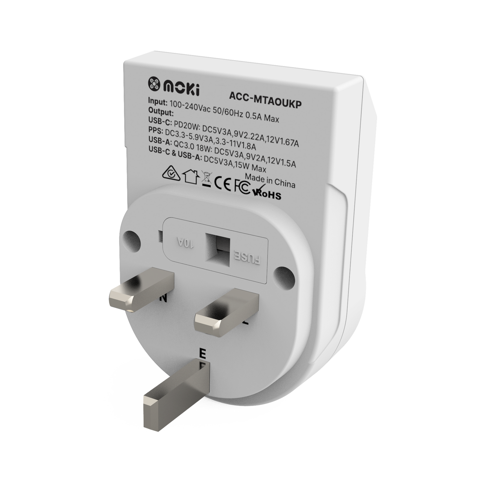 AU/NZ to UK Outbound - Travel Adaptor PLUS