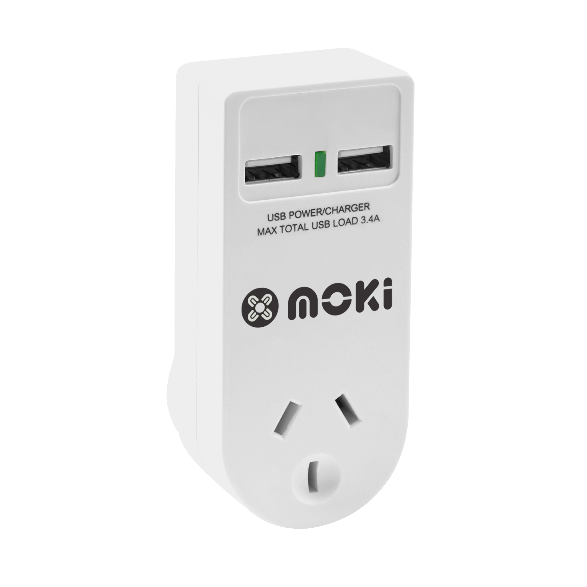 Moki Power Adaptor + USB-A
