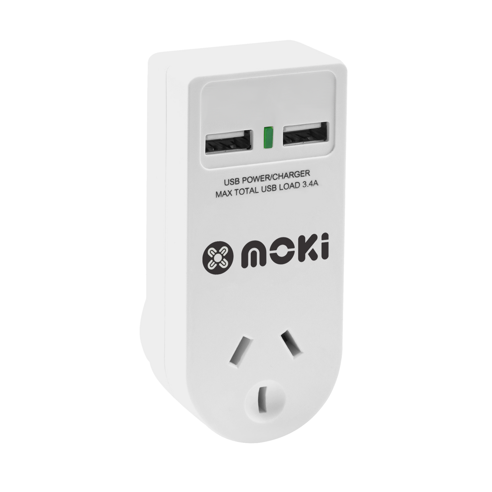 Moki Power Adaptor + USB-A
