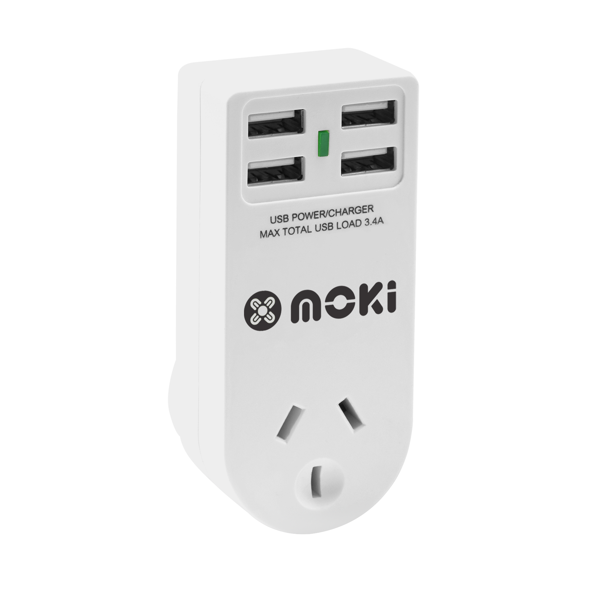 Moki Power Adaptor + USB-A