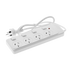 Moki Powerboard - 4 Socket + Individual Switches