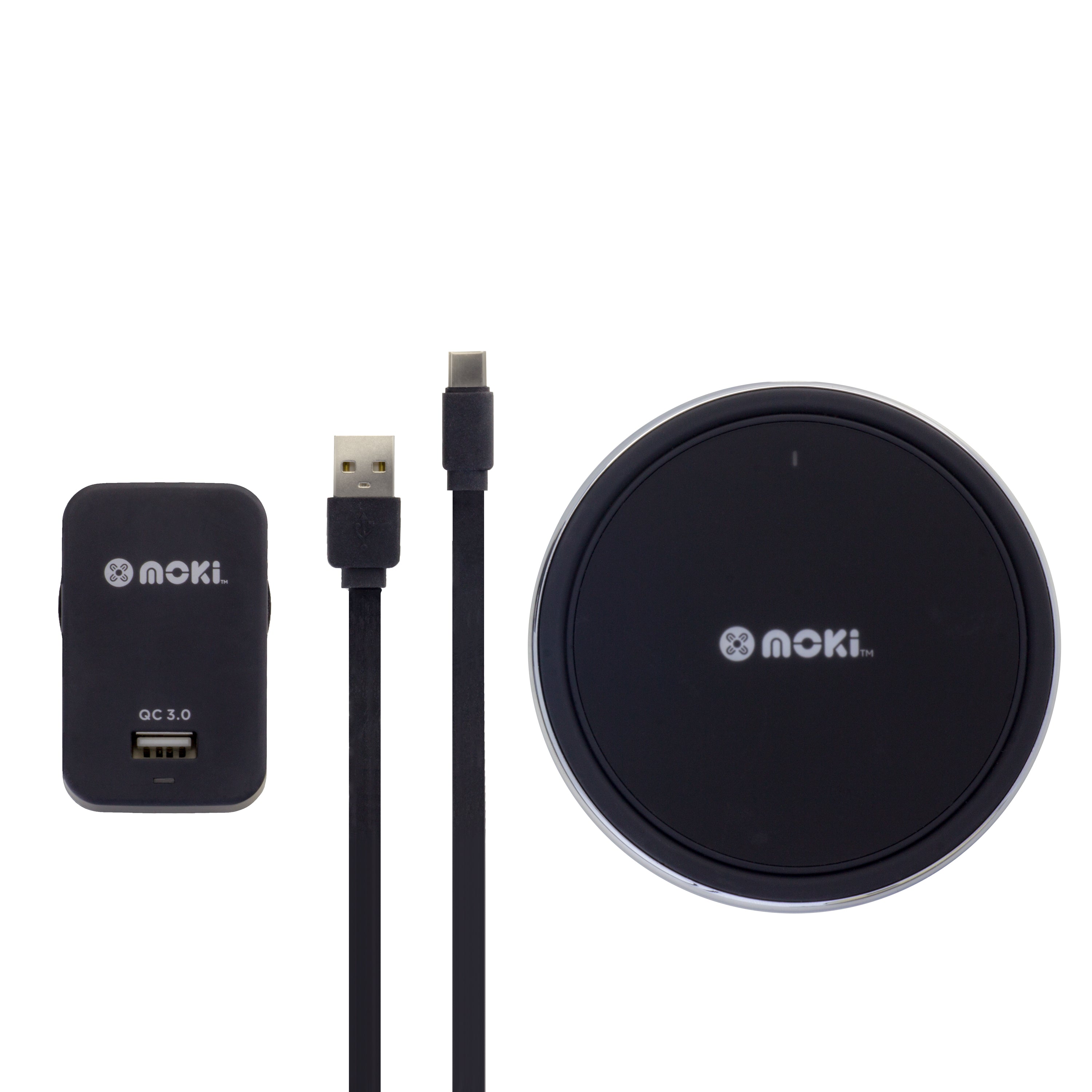 ChargePad Rapid 10W Qi Wireless Type-C Rapid Charge Pack