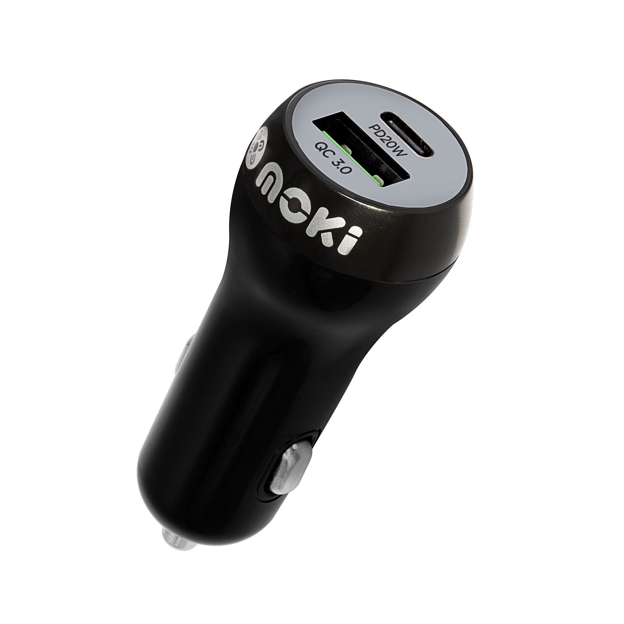 PD & QC Car Charger - USB-C 20W + USB QC 3.0