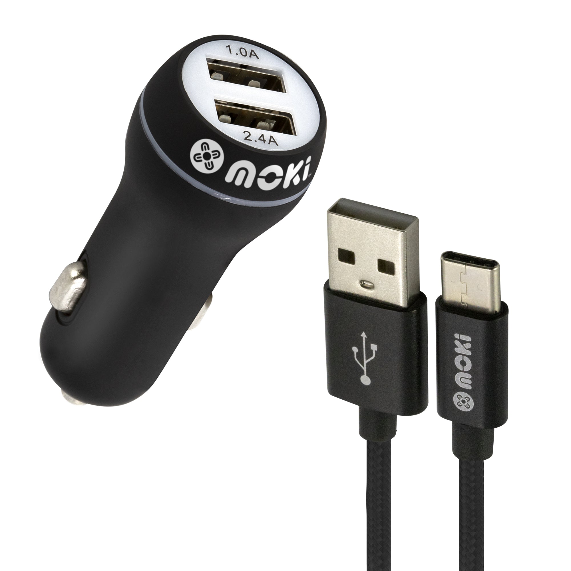 USB-C to USB SynCharge Braided Cable Pack